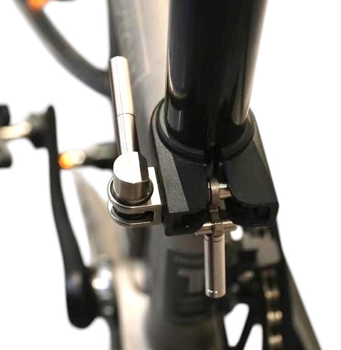 Union Jack Titanium Seatpost Clamp for Brompton Bicycle