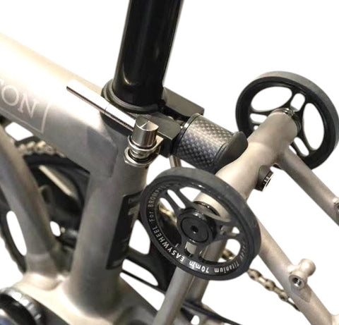 Union Jack Titanium Seatpost Clamp for Brompton Bicycle