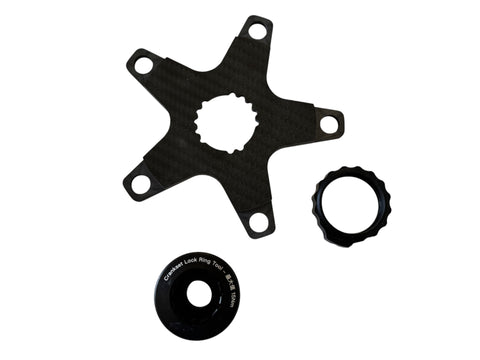 3DO Full Titanium TC4 BCD110 Crankset for Brompton Bicycle
