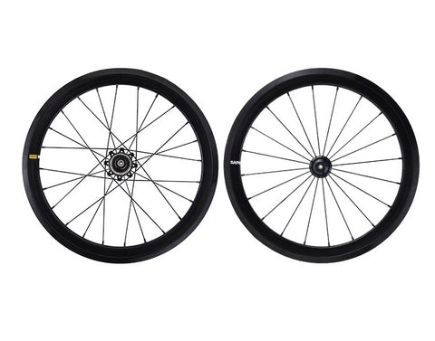 JKLAPIN Aluminum 20/24H 7 Speed wheelset for Brompton Bicycle