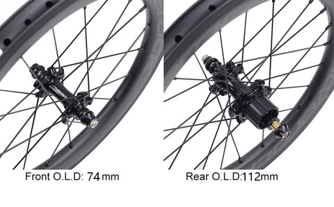 Silverock 16" 349 7 Speed Carbon Wheelset for Brompton Bicycle