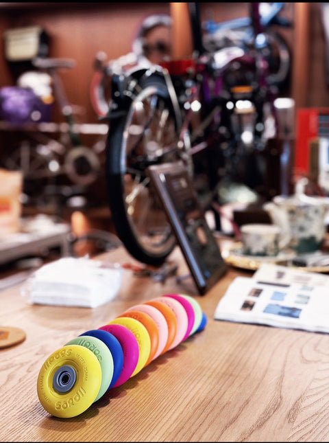 SOROLL "Donuts" 75mm Easy wheels for Brompton Bicycle