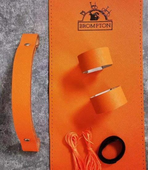 KEEP Leather Frame Protector & Carry Handle For Brompton Bike