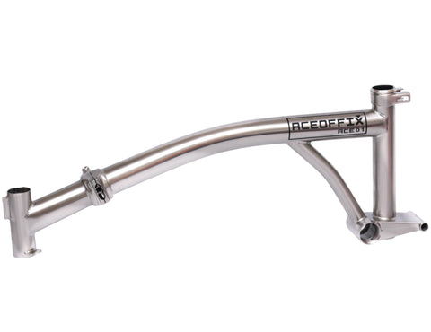 Aceoffix Nickel-plated Chromoly Steel Frame / Triangle / Fork / Stem Set for Brompton Bicycle