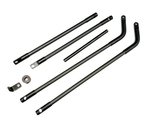 Union Jack Ultralight Titanium+Carbon Rear Rack for Brompton Bicycle P/T Line