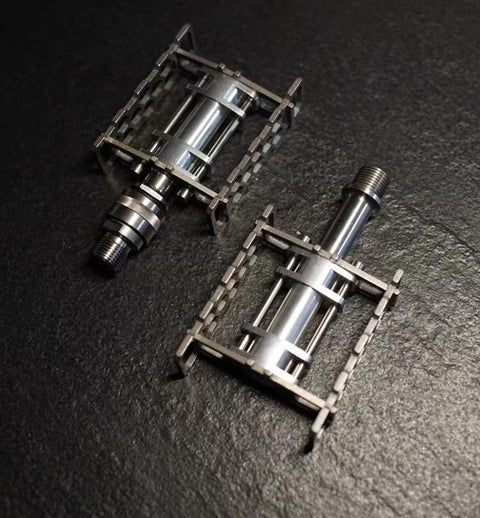 Union Jack Full Titanium Pedals for Brompton Bicycle