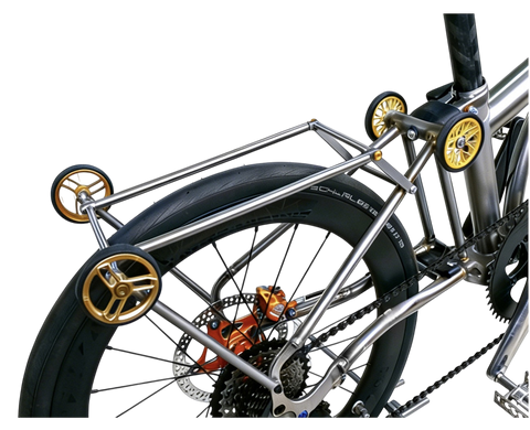 HEXATI Titanium Rack for Brompton Bicycle
