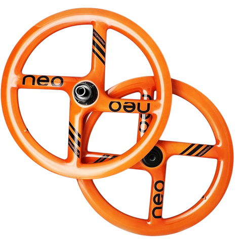 Union Jack 16" 349 4 Spokes Carbon Wheelset for JAVA Neo Folding Bicycle