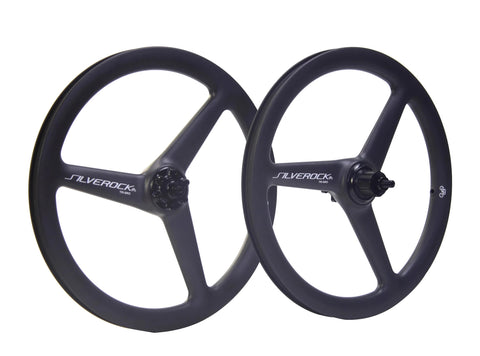 Silverock 16" 349 3 Spokes Carbon 7 Speed Wheelset for Brompton Bicycle