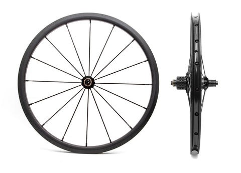 Aceoffix 870g Lightweight 7 Speed Wheelset for Brompton Bicycle