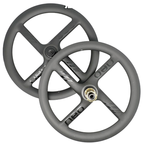 Union Jack 16" 349 4 Spokes Carbon Wheelset for JAVA Neo Folding Bicycle