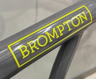 F4 Brompton Bicycle Frame Waterproof Sticker