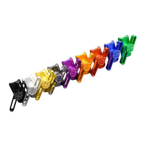 Union Jack Hinge Clamp Lever + Plate Set for Brompton Bicycle