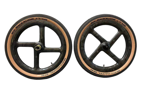 SUNCORD 406 Carbon Wide-Body 4-Spoke Bicycle Wheelset