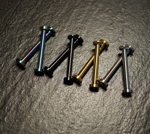 Union Jack Titanium Hinge Bolts for Brompton Bicycle T Line