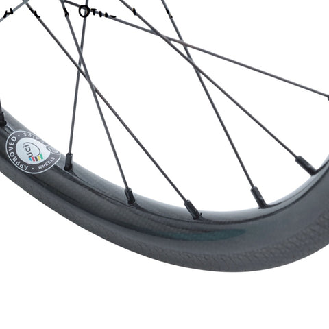Aceoffix 780g c25 16" 349 7 Speed Carbon Wheelset for Brompton Bicycle