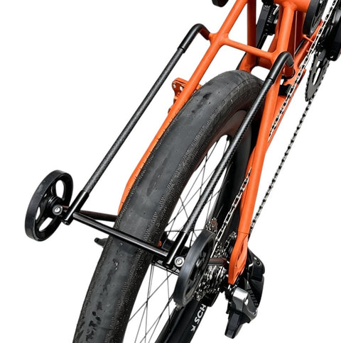 Union Jack Carbon+Titanium Rear Rack for Brompton Bicycle G Line