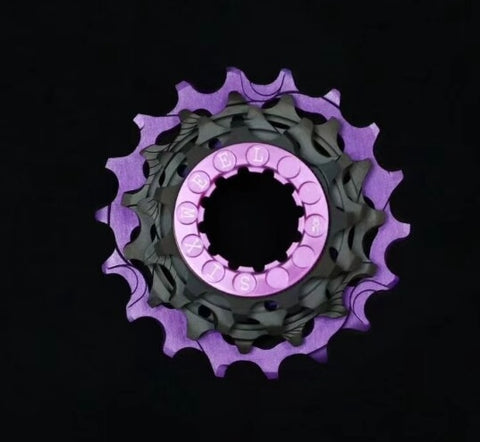 SIXWHEEL 4 Speed Cog Set for Brompton Bicycle P/T Line