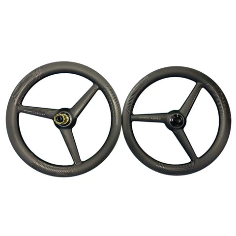 Suncord FEELNEO 349/406 Tri-Spoke Carbon Wheelset for Java Neo Folding Bicycle