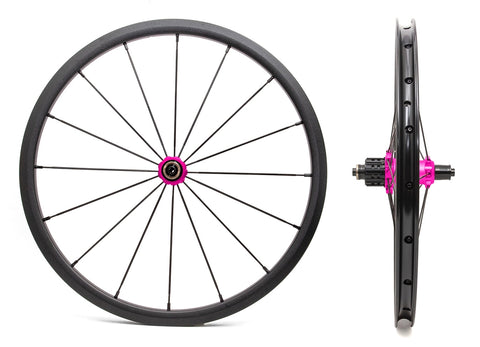 Aceoffix 870g Lightweight 7 Speed Wheelset for Brompton Bicycle