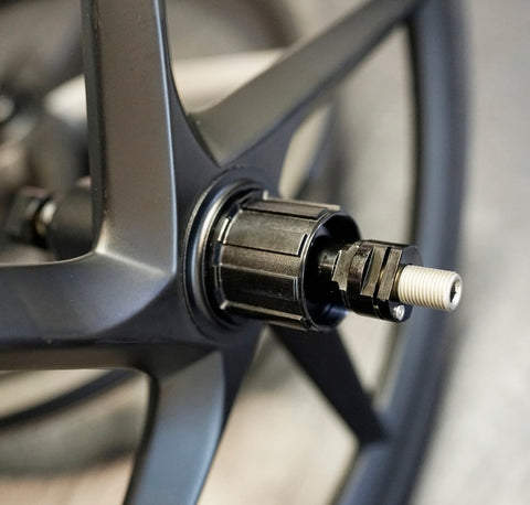 Union Jack 7 Speed 5 Spokes Carbon Wheelset for Brompton Bicycle