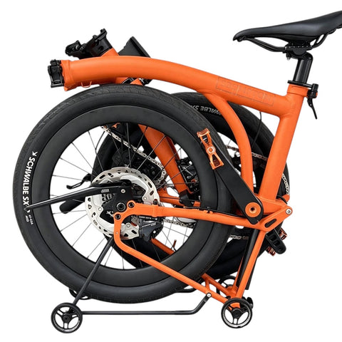 Union Jack Carbon+Titanium Rear Rack for Brompton Bicycle G Line