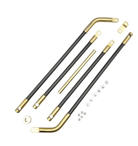 Union Jack Carbon+Titanium Rear Rack for Brompton Bicycle G Line
