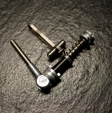 Union Jack Ultralight Titanium Seatpost Clamp for Brompton Bicycle