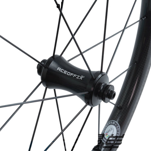 Aceoffix 780g c25 16" 349 7 Speed Carbon Wheelset for Brompton Bicycle