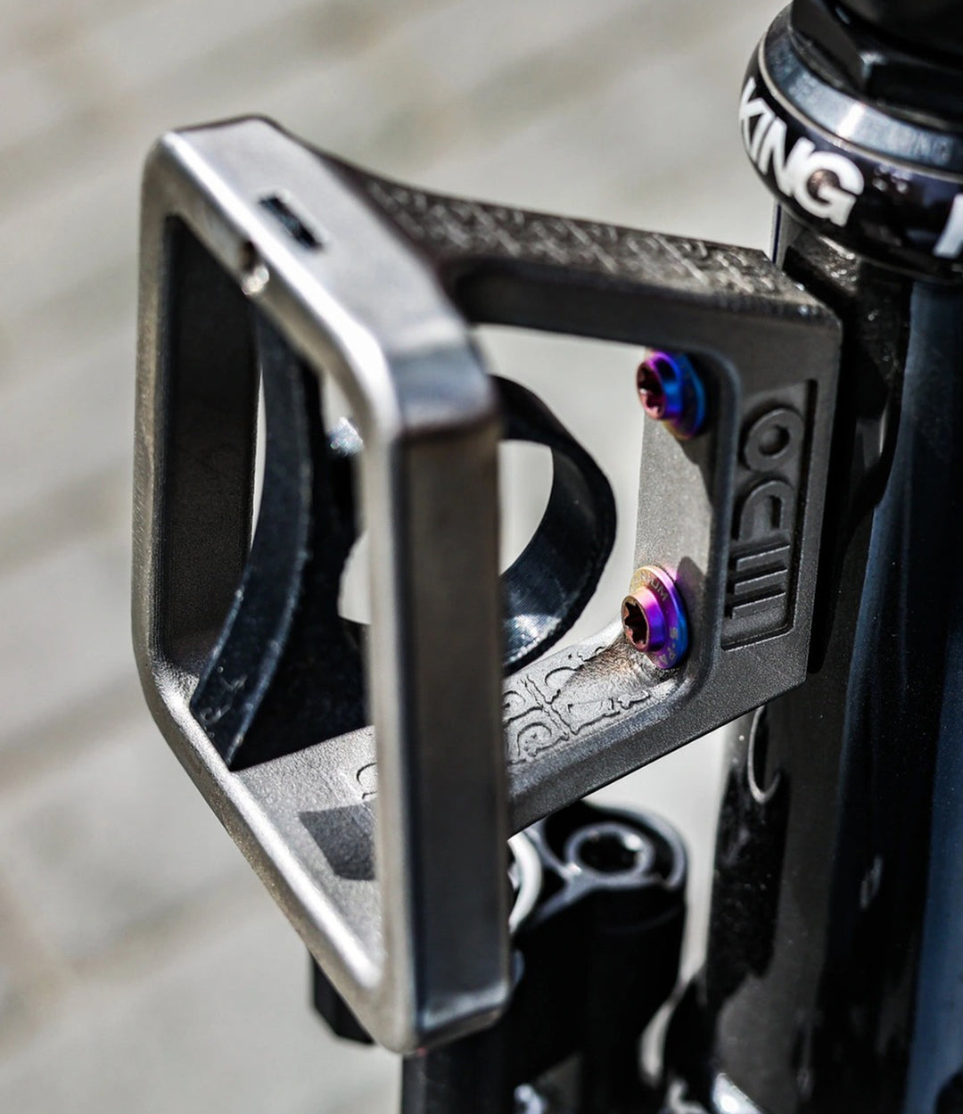 Brompton Block Rack 3DO Titanium Uni-Body Front Carrier Block for Brompton Bicycle ...