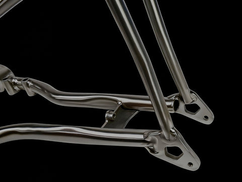 HEXATI Titanium Thru-Axle Rear Triangle for Brompton Bicycle