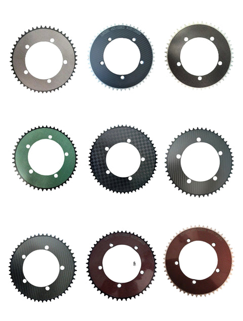 SUNCORD Lightweight Carbon BCD130 Narrow-Wide Bicycle Chainring
