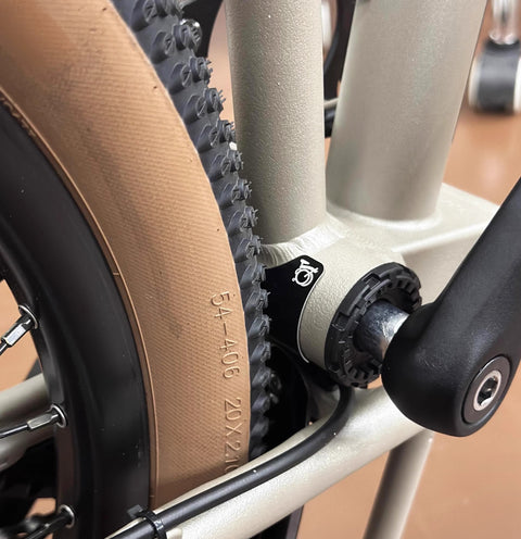 Union Jack Aluminum Frame Protector for Brompton Bicycle G Line