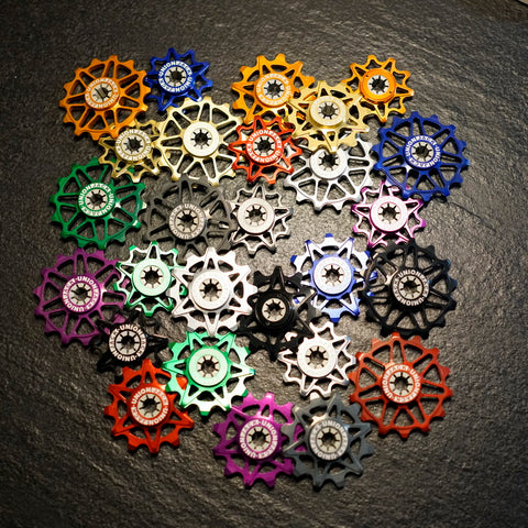 Union Jack Ceramic Tensioner Pulley for Brompton Bicycle