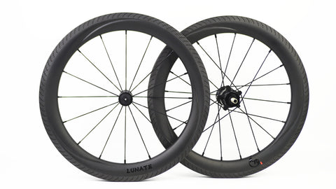 SMC LUNATE 16" 349 7 Speed Carbon Wheelset for Brompton Bicycle