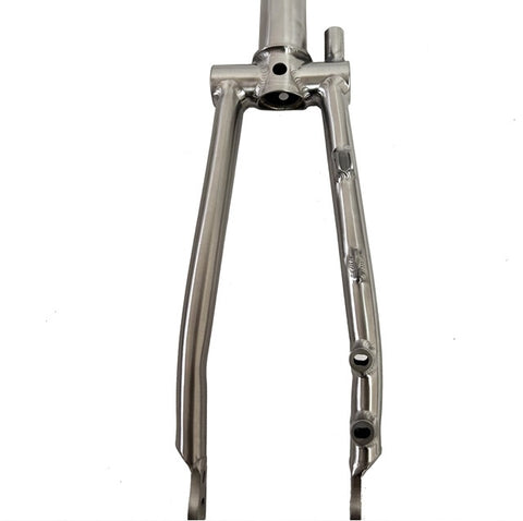 Comeplay Titanium Disc Brake (Flat Mount) Front Fork for Brompton Bicycle