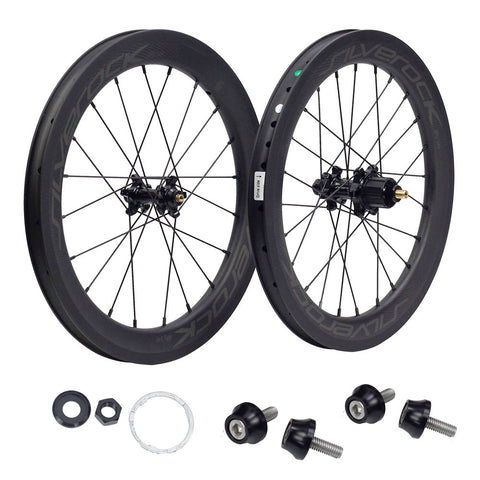 Silverock 16" 349 7 Speed Carbon Wheelset for Brompton Bicycle