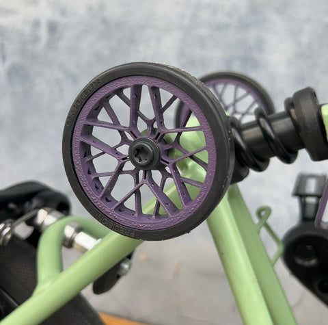 3DO Titanium 68mm Easy Wheels for Brompton Bicycle