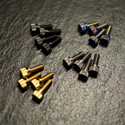 Union Jack Titanium Stem Bolts for Brompton Bicycle T Line