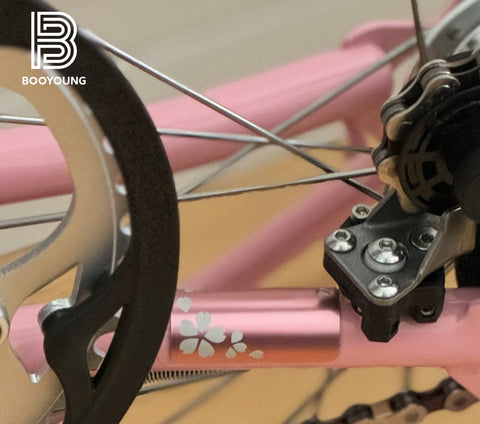 BOOYOUNG x Lora Sakura Frame Protection Set for Brompton Bicycle