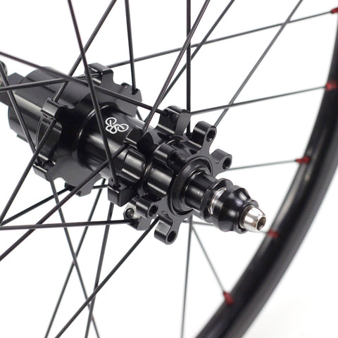 Silverock 16" 349 Aluminum Disc Brake 5-7 Speed Wheelset for Brompton Bicycle P/T Line
