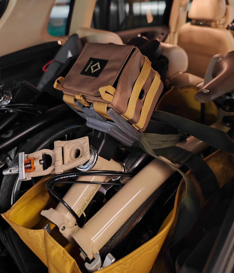 Helinox Tactical Storage Box XS + Adaptor for Brompton Bicycle