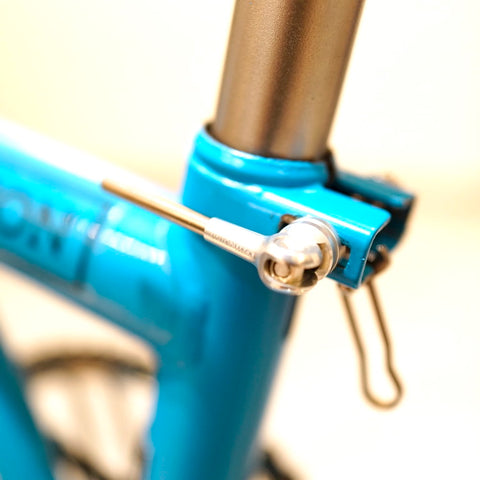 Union Jack Ultralight Titanium Seatpost Clamp for Brompton Bicycle
