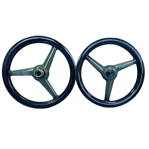 Suncord FEELNEO 349/406 Tri-Spoke Carbon Wheelset for Java Neo Folding Bicycle