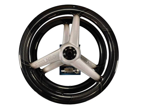 Suncord FEELNEO 349/406 Tri-Spoke Carbon Wheelset for Java Neo Folding Bicycle