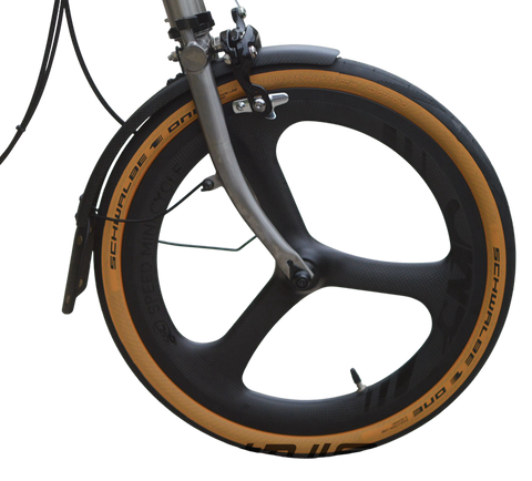 ACE All Black Carbon Mudguard + Leather Flap + Titanium Stays Set for A/C/E/P Line