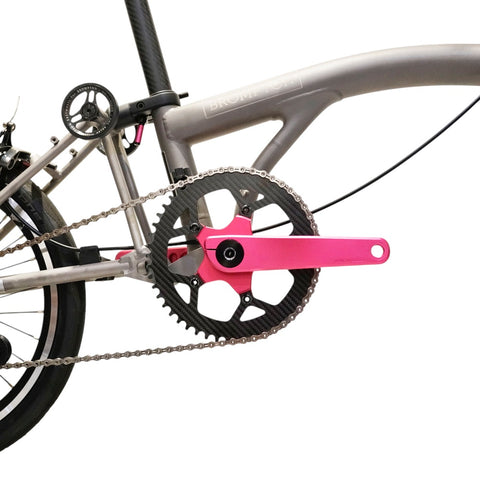 Union Jack BCD110 BB30 CNC Offset Crankset for Brompton Bicycle