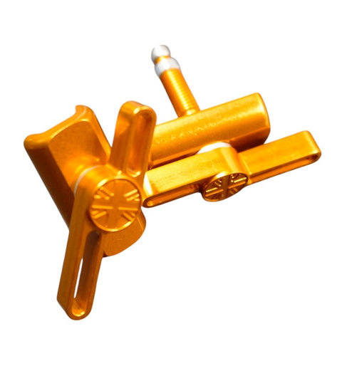 Union Jack Hinge Clamp Lever + Plate Set for Brompton Bicycle