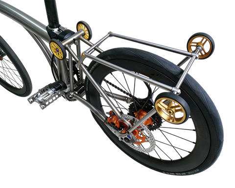 HEXATI Titanium Rack for Brompton Bicycle