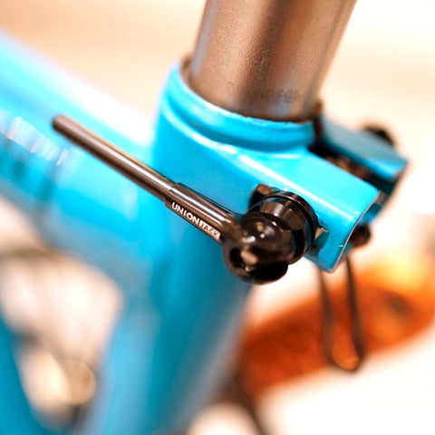 Union Jack Ultralight Titanium Seatpost Clamp for Brompton Bicycle